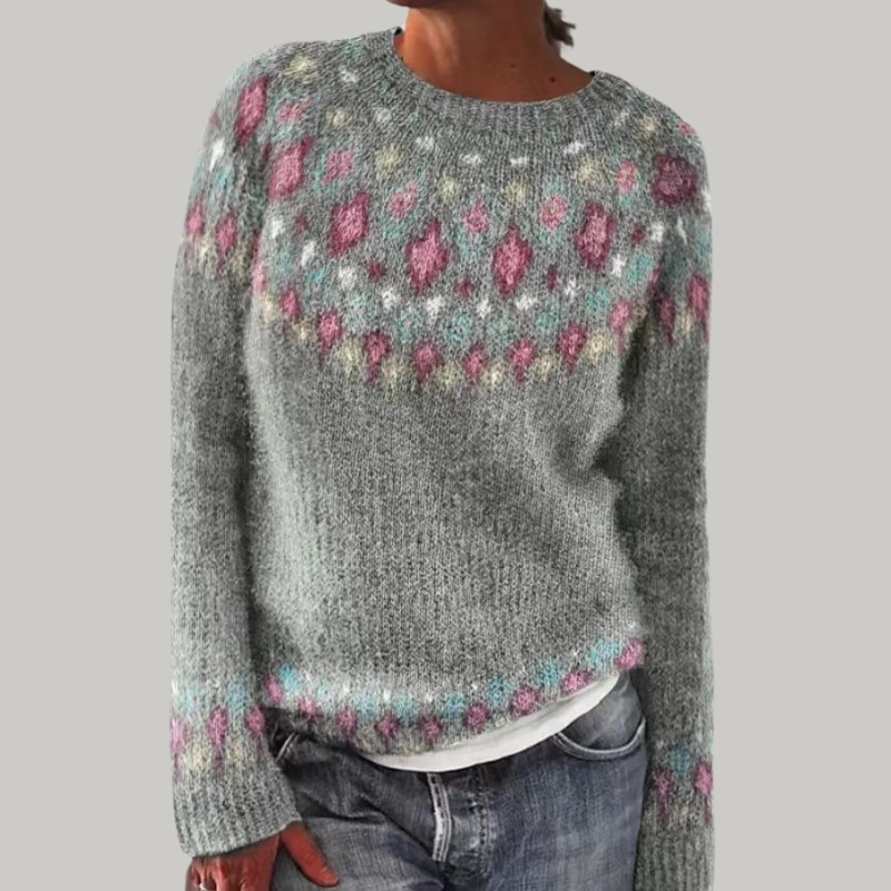 Candace Textured Knit Pullover