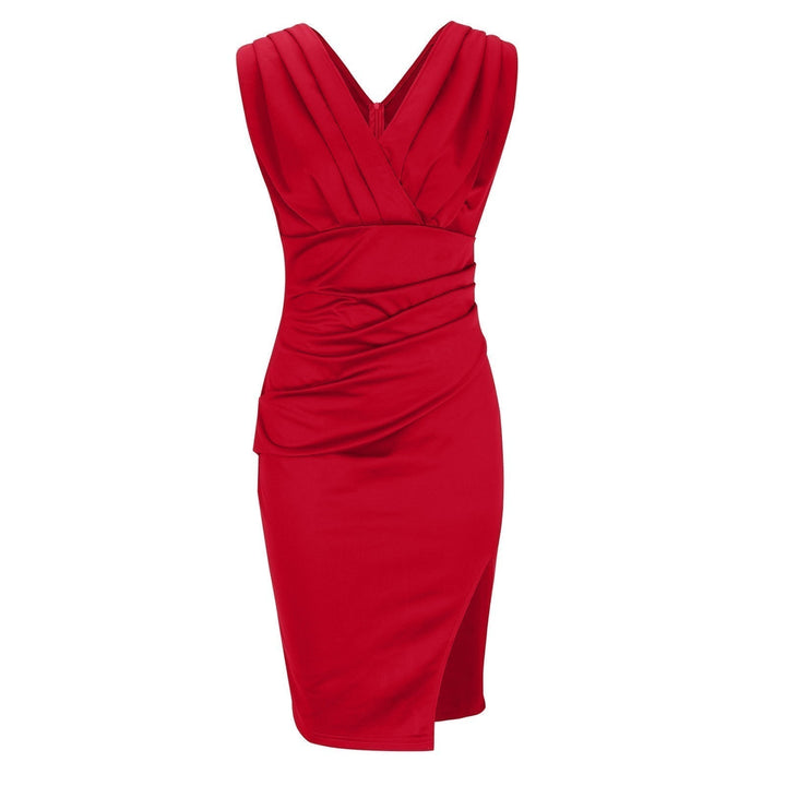 Brenda Chic V-Neck Elegant Dress