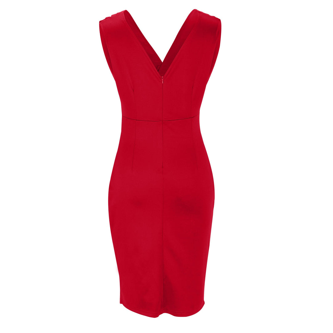 Brenda Chic V-Neck Elegant Dress