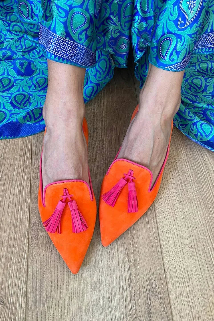 Tassel-Embellished Elegant Loafers