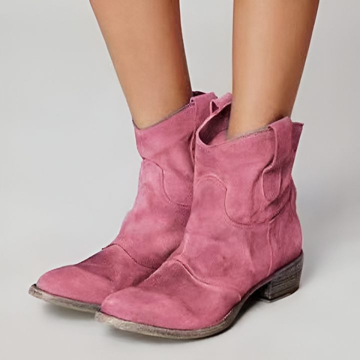 Stylish Suede Ankle Booties