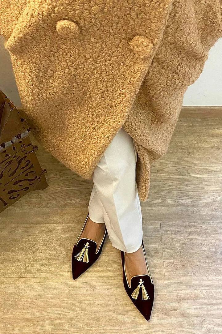 Tassel-Embellished Elegant Loafers