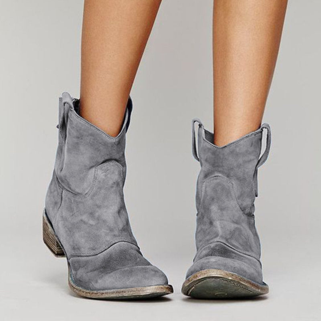 Stylish Suede Ankle Booties