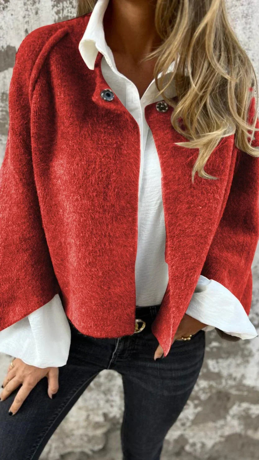 Celeste Round Neck Wool Coat