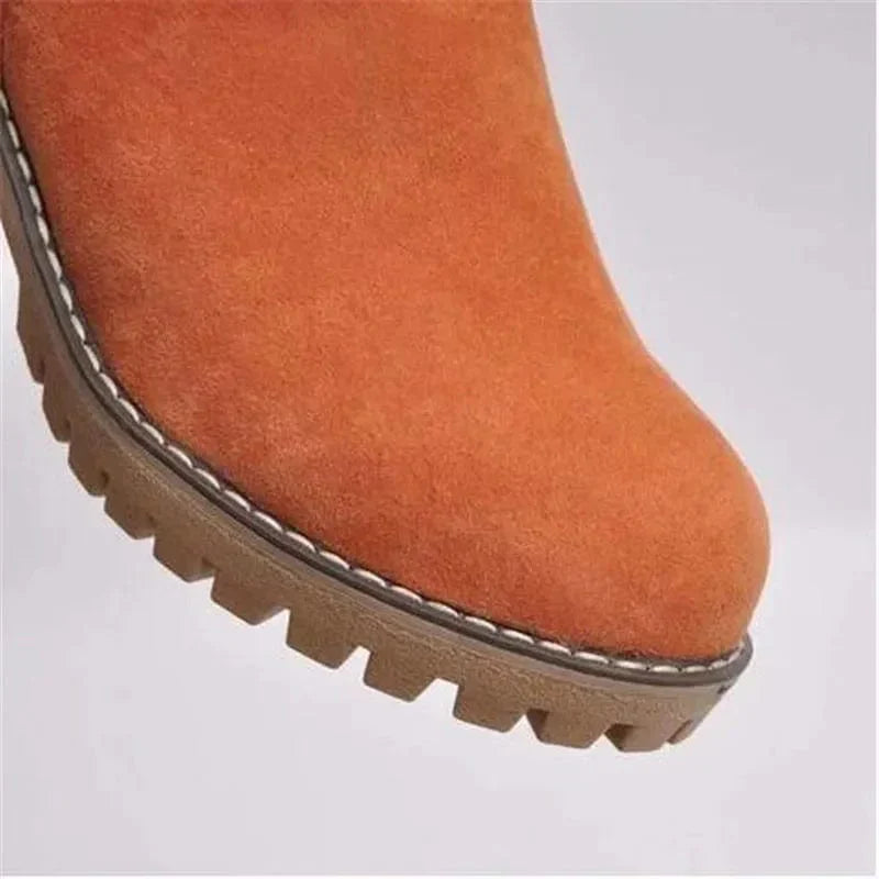 Wool Mid-Calf Boots