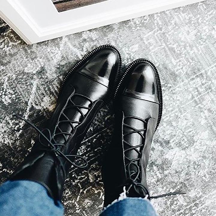 Chic and Cozy Leather Boots