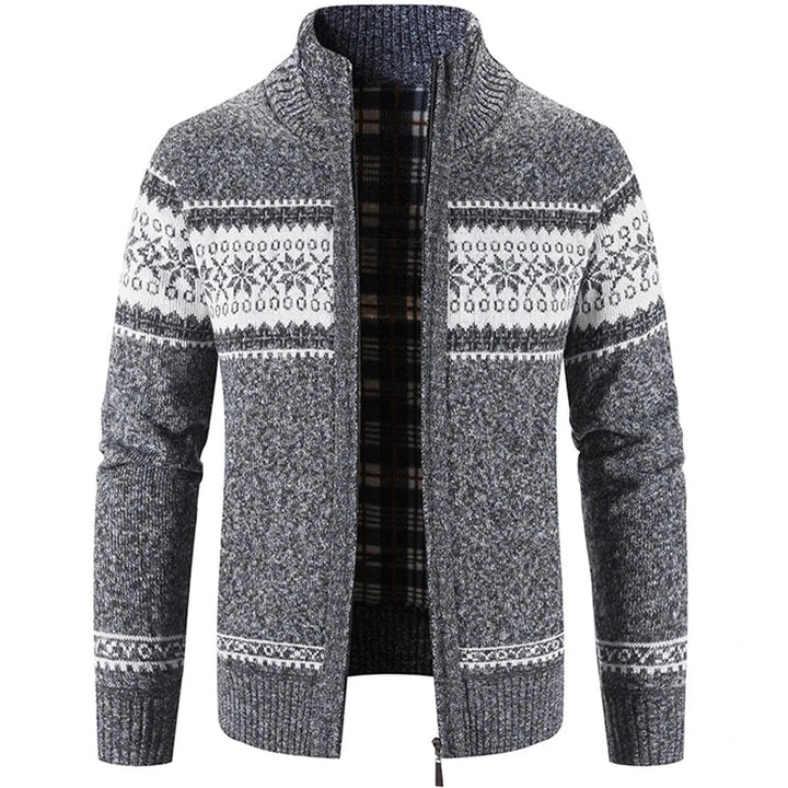 François Warm Scandinavian Zip-Up Pullover