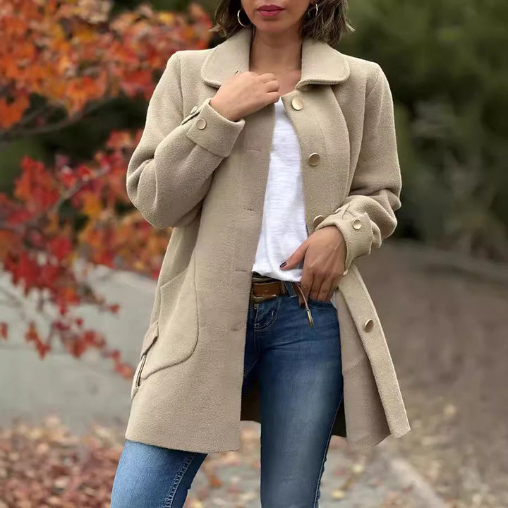 Moana Oversized Classic Button Coat