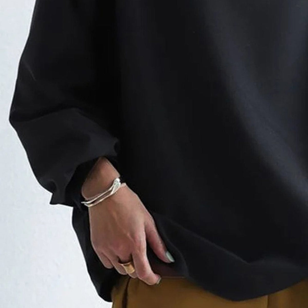 Elly Casual High-Neck Top
