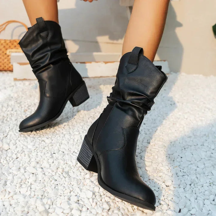 Timeless Mid-Calf Western Boots