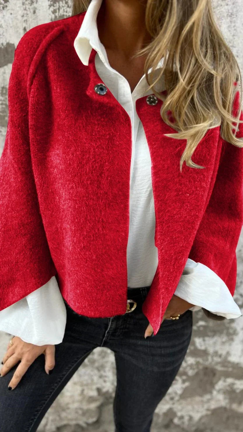 Celeste Round Neck Wool Coat